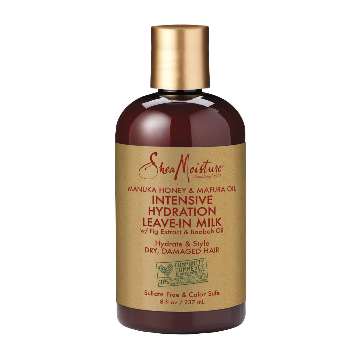Shea Moisture Miel de Manuka Aceite de Mafura Leche sin aclarado de hidratación intensiva