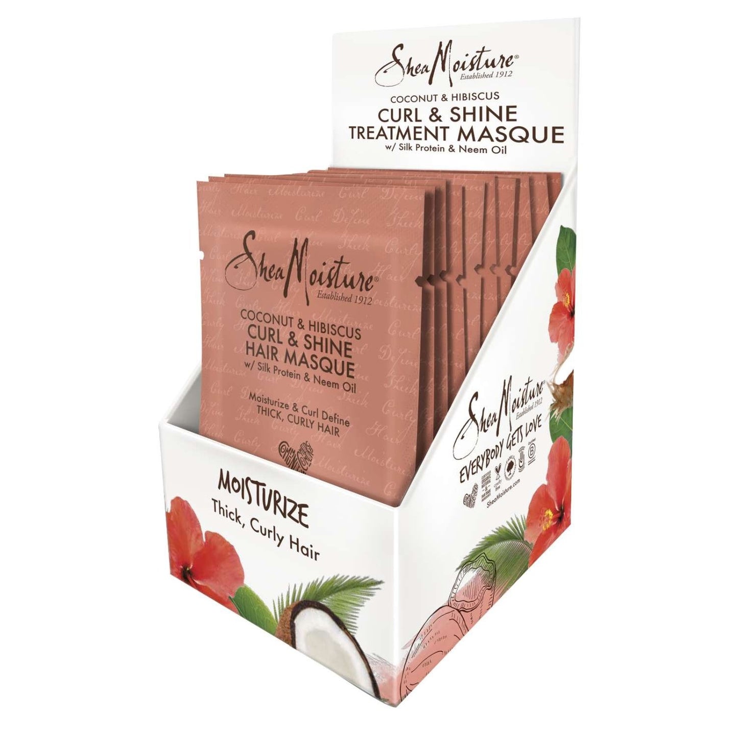 Shea Moisture Coconut Hibiscus Curl Shine Hair Masque
