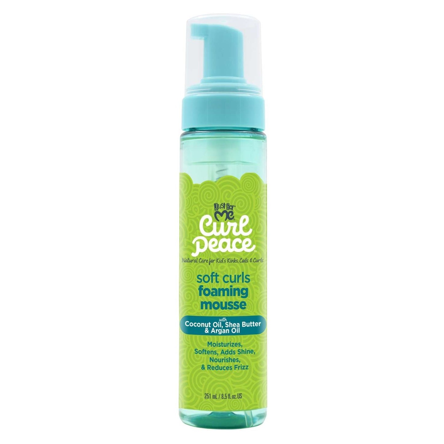 Just For Me Curl Peace Mousse espumoso para rizos suaves