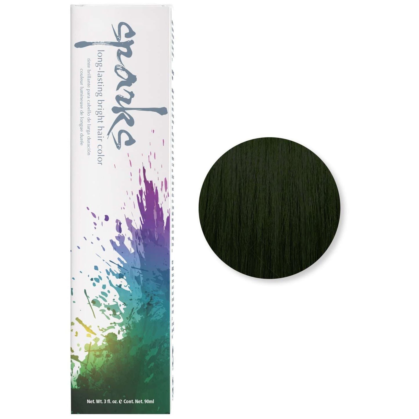 Sparks Bright Color de cabello Camo Green