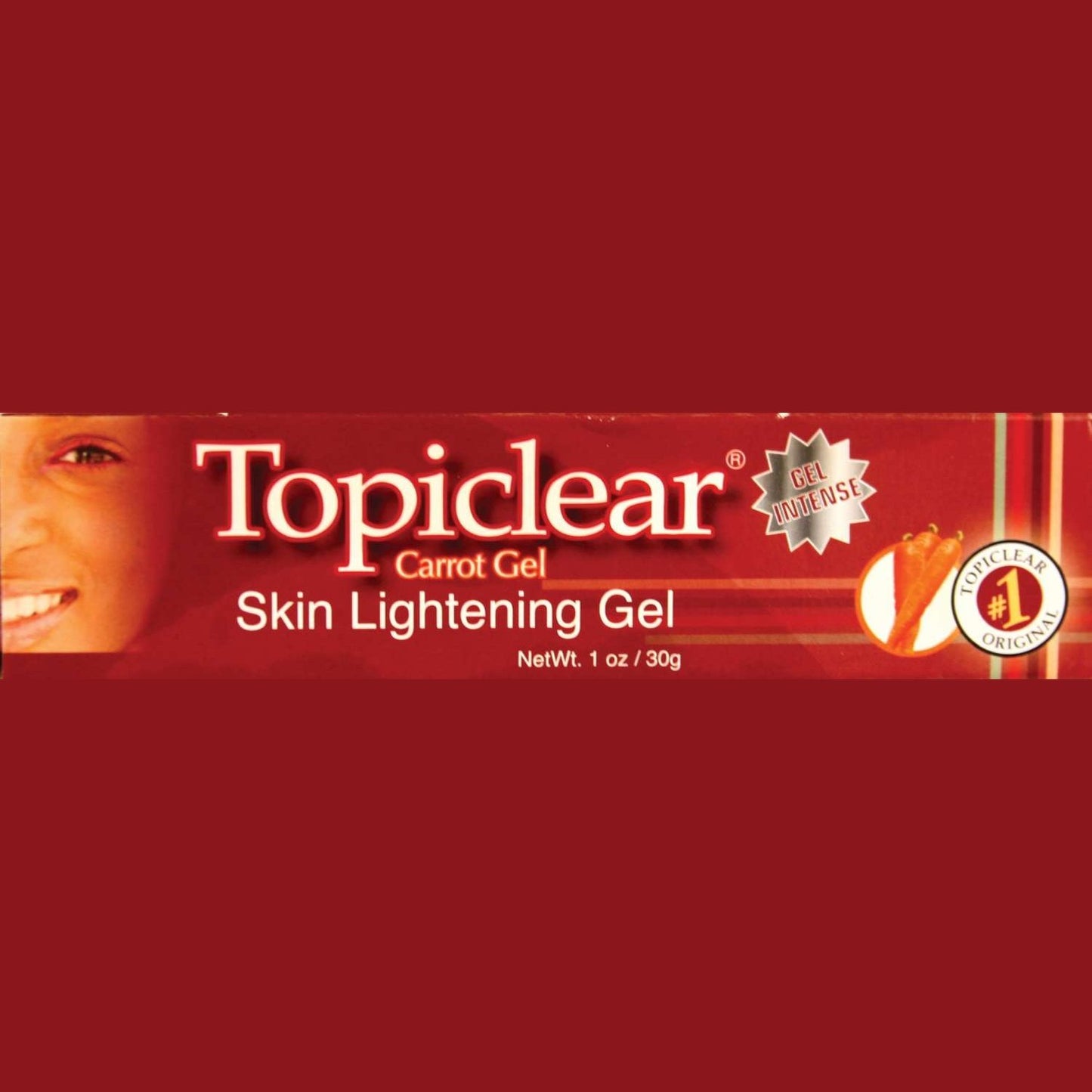 Topiclear Skin Care Gel Carrot