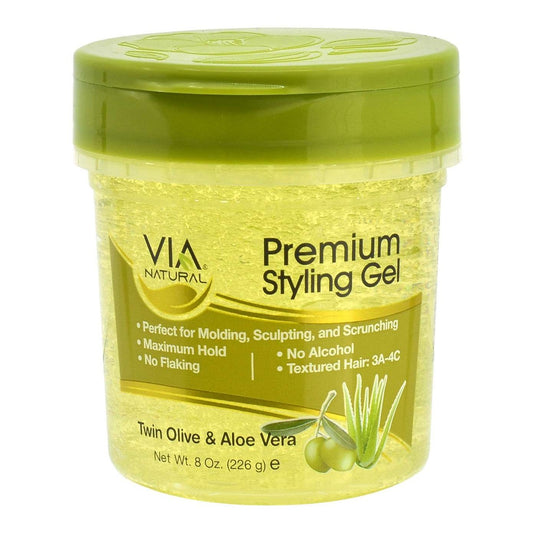 Via Premium Styling Gel Twin Olive  Aloe Vera