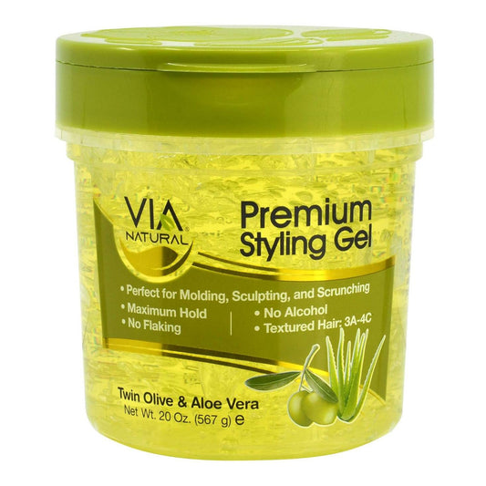 Via Premium Styling Gel Twin Olive  Aloe Vera