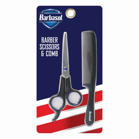 Barbasol Barber Scissors And Comb Set