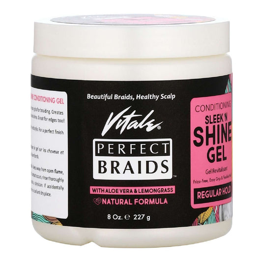 Vitale Perfect Braids Conditioning  Sleek Shine Gel Regular Hold