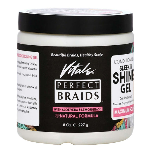 Vitale Perfect Braid Conditioning  Sleek Shine Gel Maximum Hold