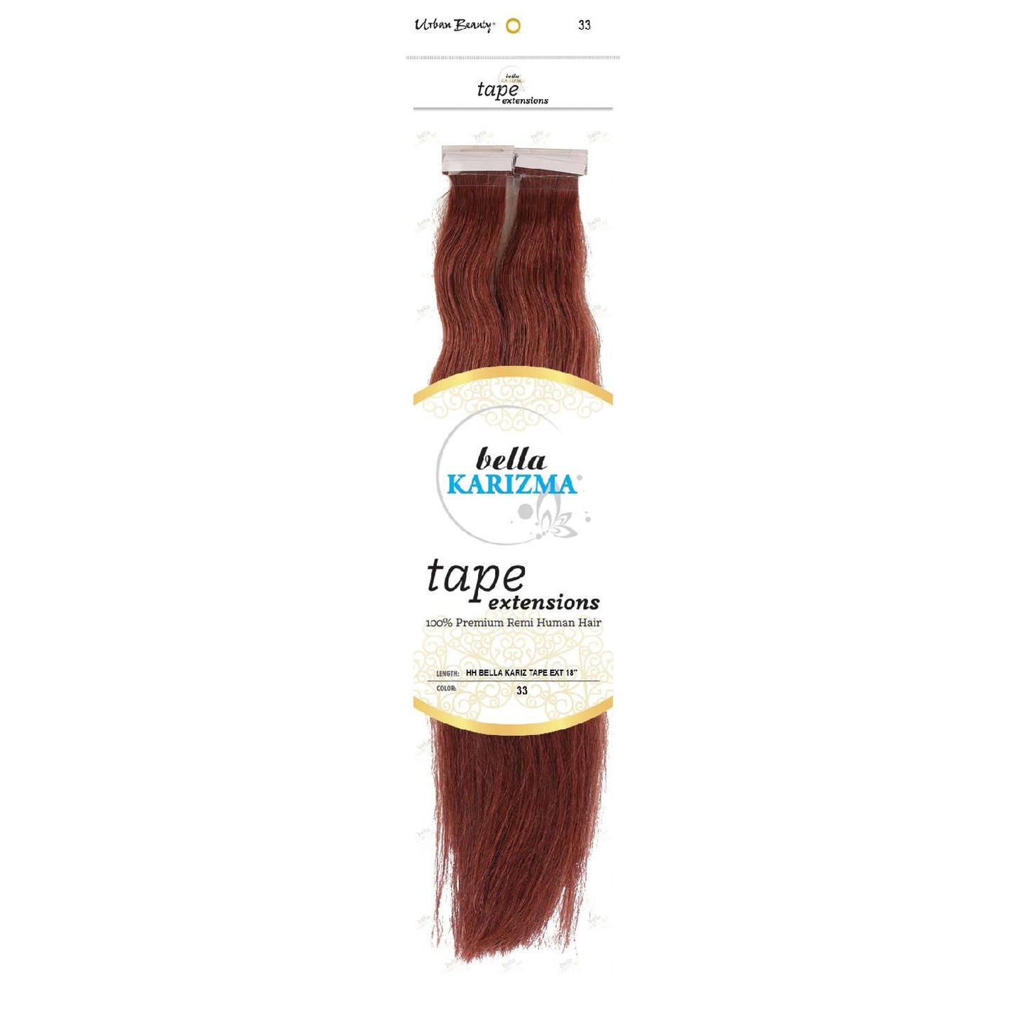 Human Hair Bella Karizma Tape Hair Extension 18 Inch 33