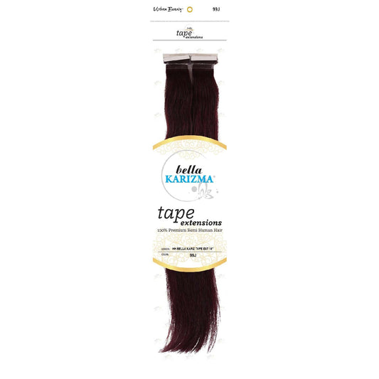 Human Hair Bella Karizma Tape Hair Extension 18 Inch 99J