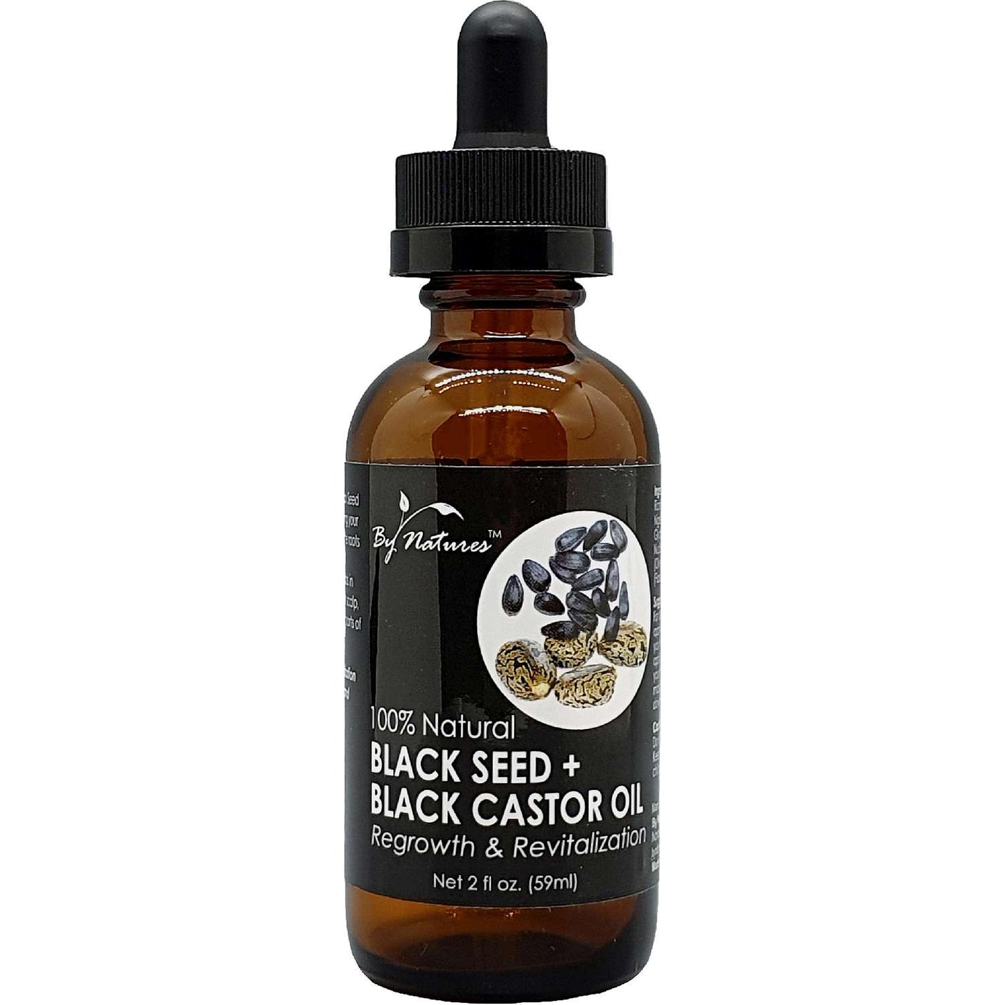 By Natures Blk Castor Black Seed Oil