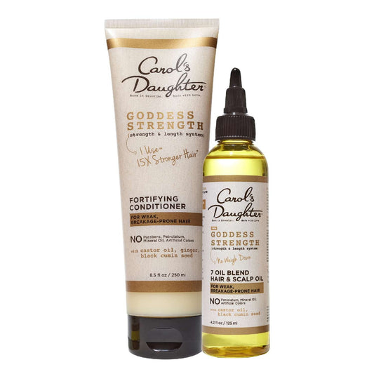 Goddess Strenght Hair Kit With Sulfate Fee Condioner + Hair And Scalp Oil