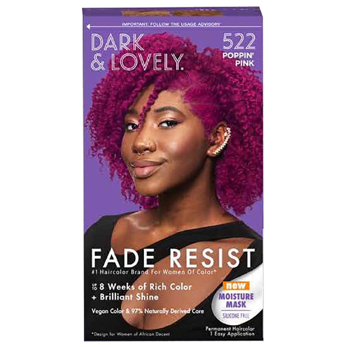 Dark & Lovely Fade Resist Poppin Pink Hair Color