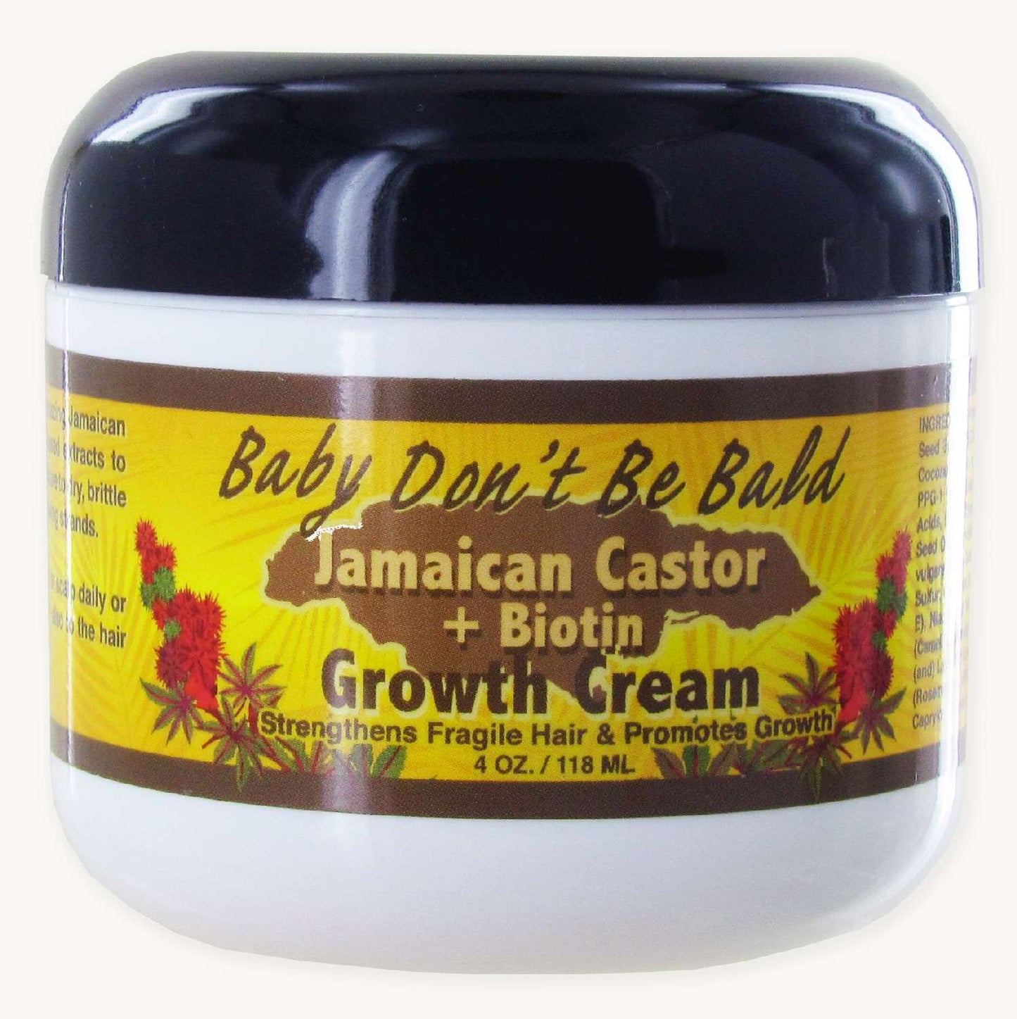 Baby Dont Be Bald Jamaican Black Castor Hair Growth Cream With Biotin