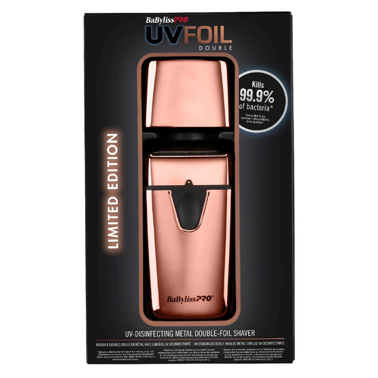 Babyliss Uvfoil Uv Double Foil Shaver Rose Gold