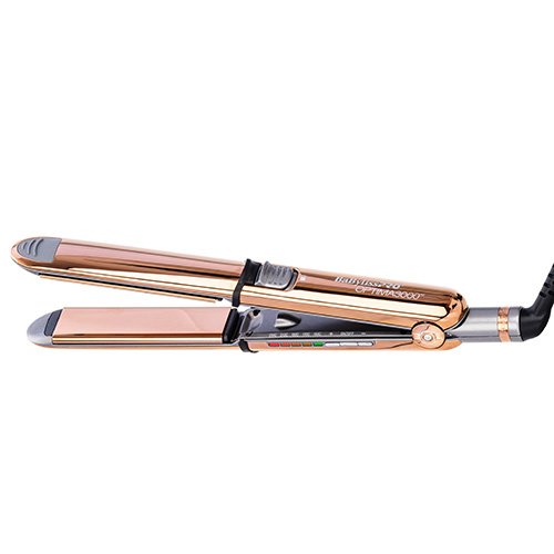 Plancha alisadora Prima Babylisspro Nano Titanium de edición limitada de 1,25 pulgadas en oro rosa