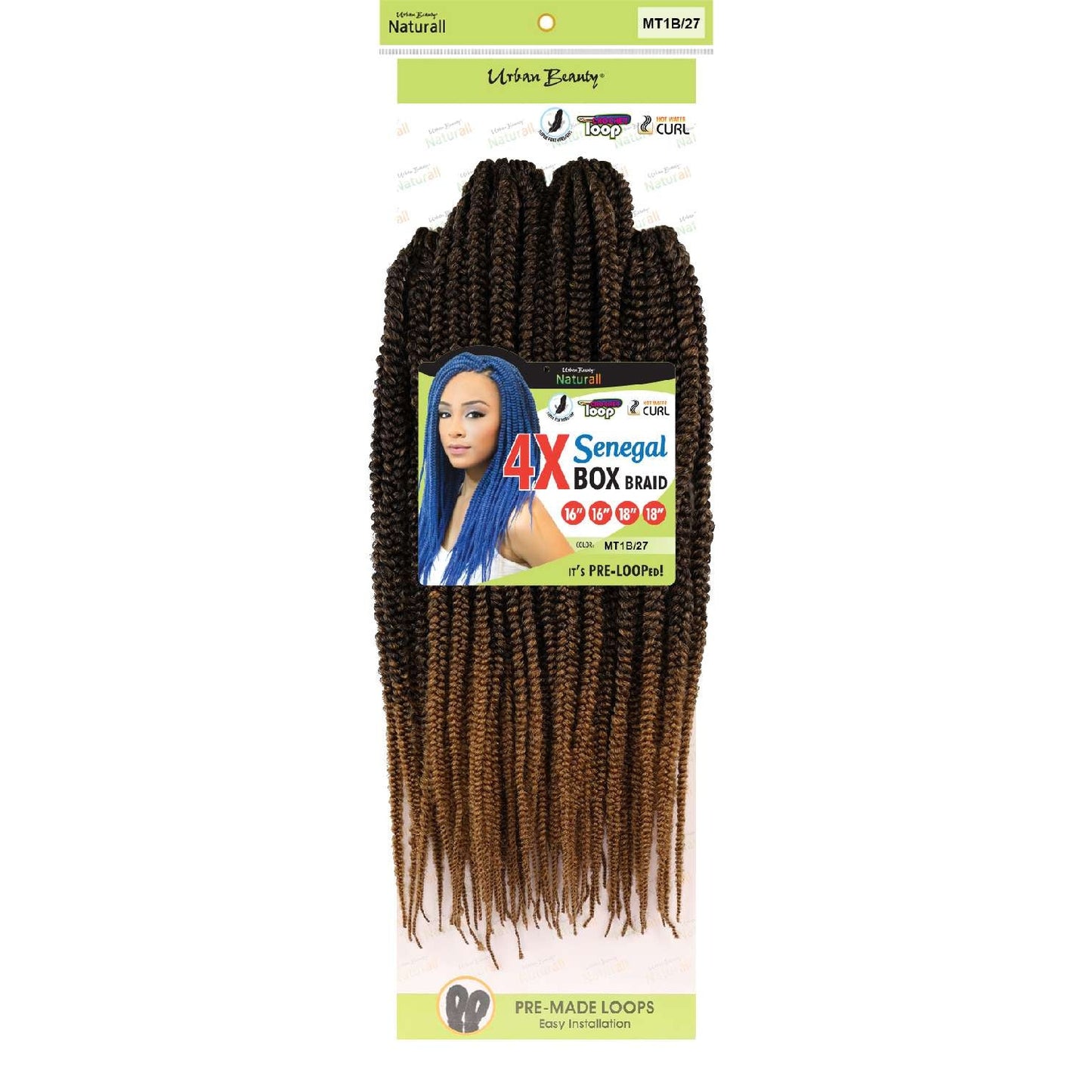 4X Senegal Box Braid Multi Pack-Mt1B27