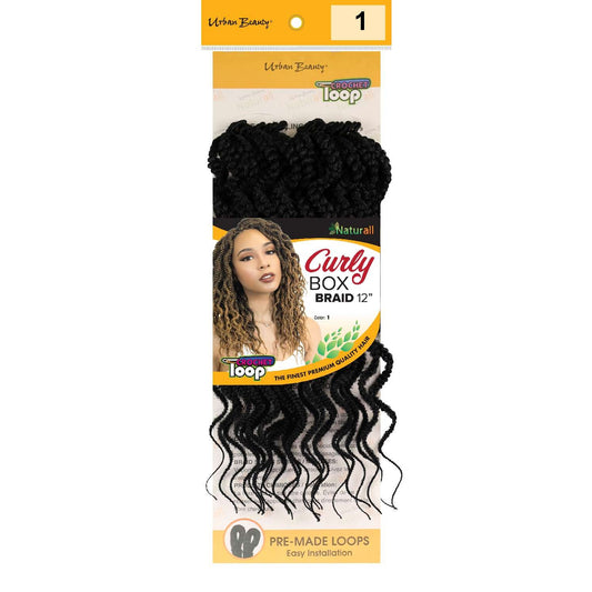 Synthetic Box Braid Curly Style 12 Inch 1