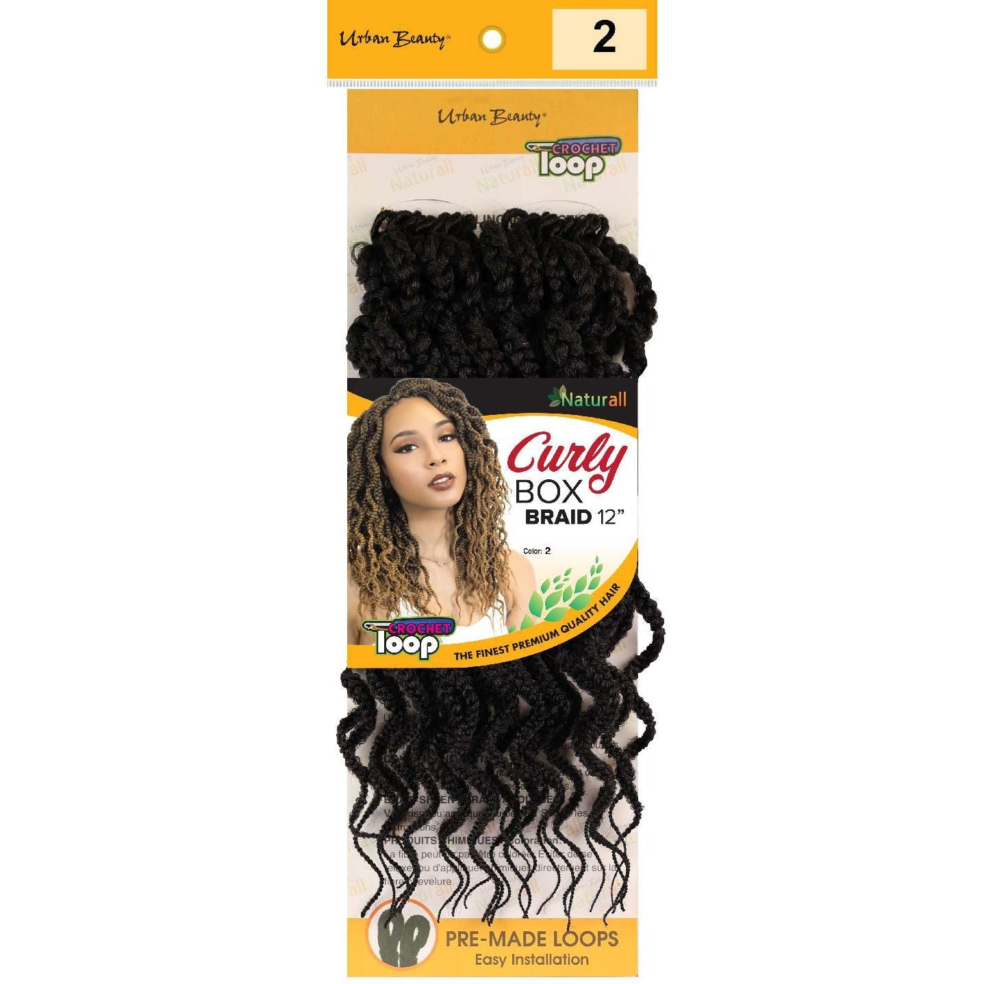 Synthetic Box Braid Curly Style 12 Inch 2