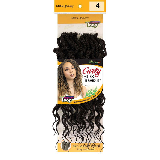 Synthetic Box Braid Curly Style 12 Inch 4