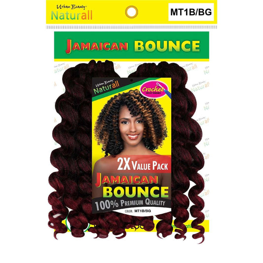 Synthetic Braiding Hair Jamaican Bounce-P1Bburgundy