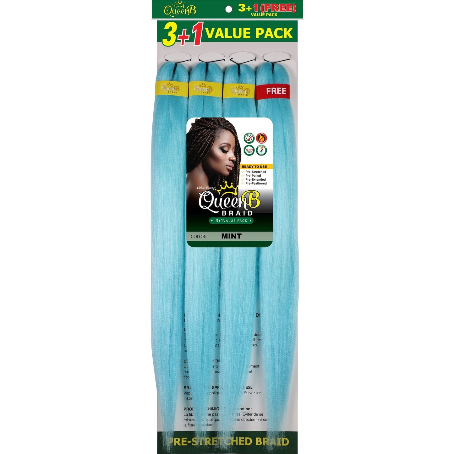 Queen B 40" Pre-Stretched 3+1 Multipack Case