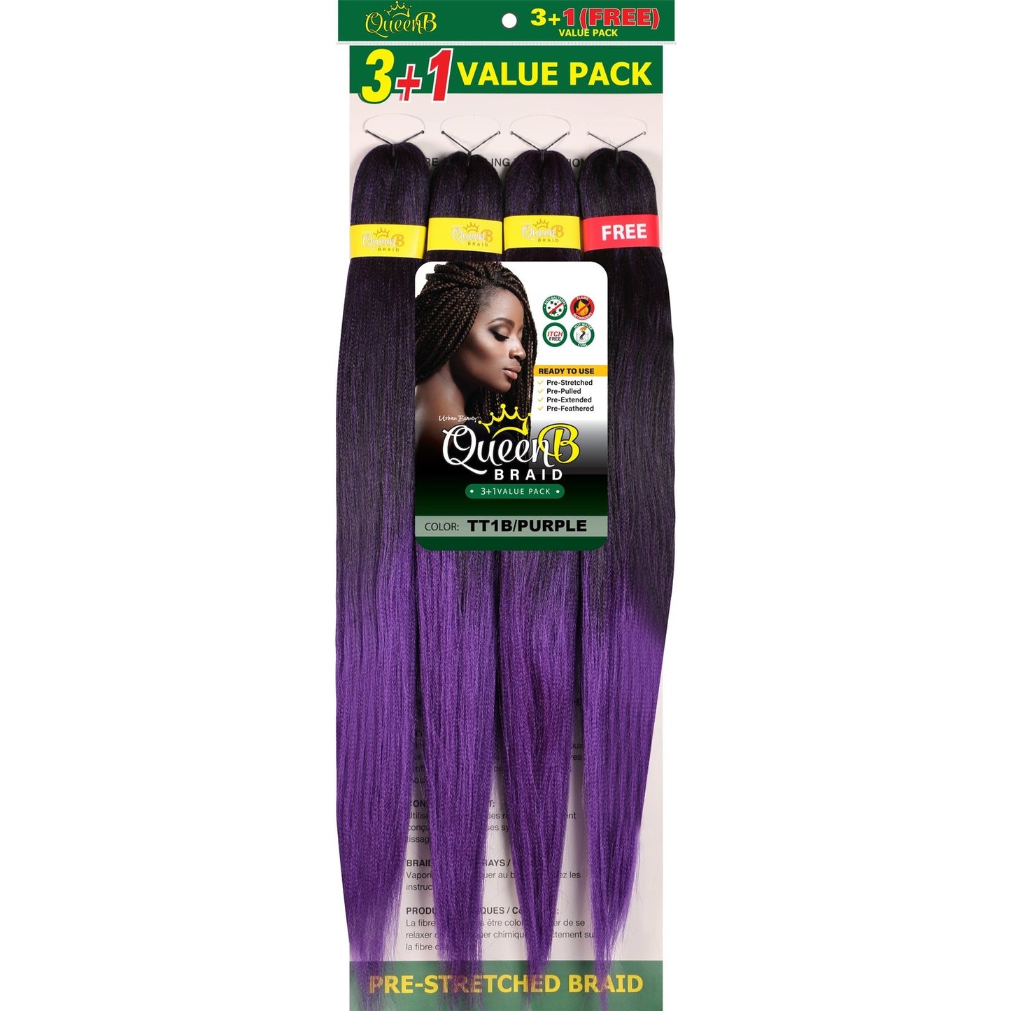 Queen B 40" Pre-Stretched 3+1 Multipack Case