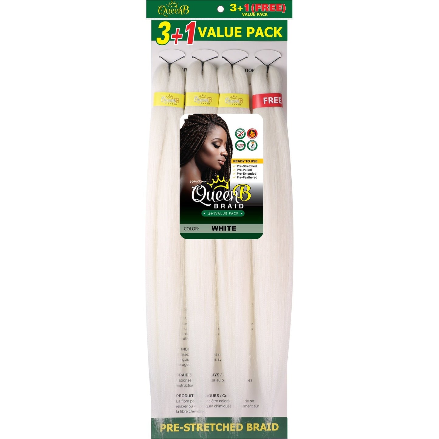 Queen B 50" Pre-Stretched 3+1 Multipack Case