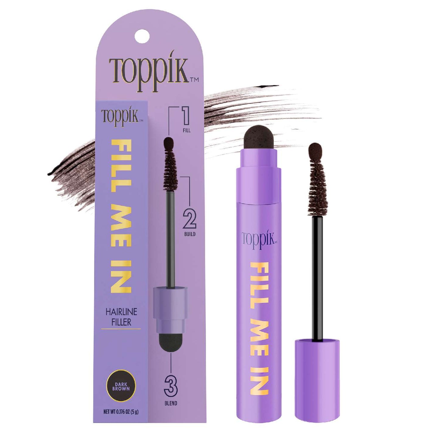 Toppik Fill Me In Hairline Filler Dark Brown