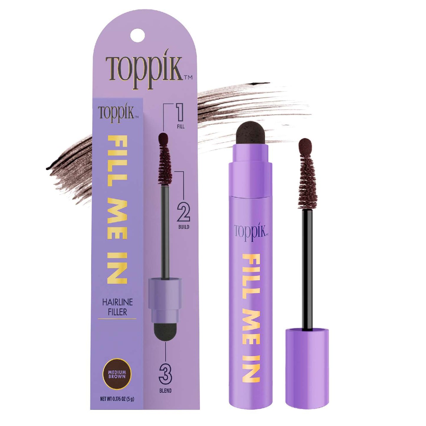 Toppik Fill Me In Hairline Filler Medium Brown