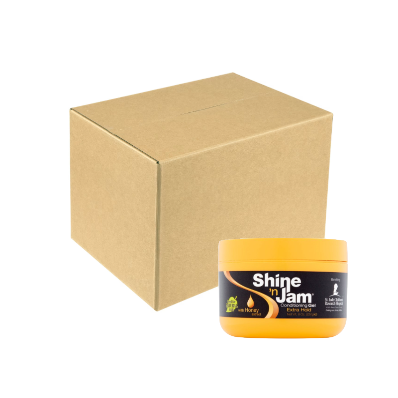 Ampro Shine 'N Jam Extra Hold 8 oz. - Estuche de 6 piezas