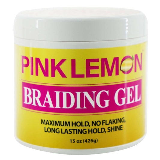 Pink Lemon Braiding Gel 15 Oz