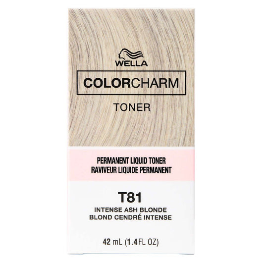 Wella Color Charm Liquid Toner T81 [Intense Ash Blonde]