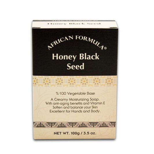 Jabón de semillas negras de miel de fórmula africana 3.5 oz