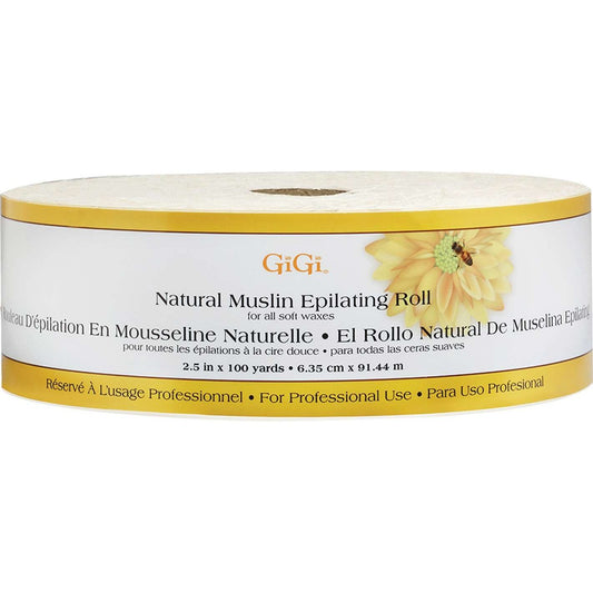 Gigi Natural Muslin Epilating Roll 2.5 100 Yards