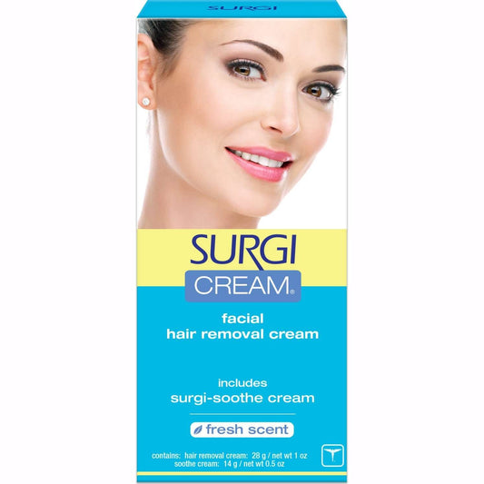 Surgi Crema Depilatoria Facial Aroma Fresco 1.0 Oz