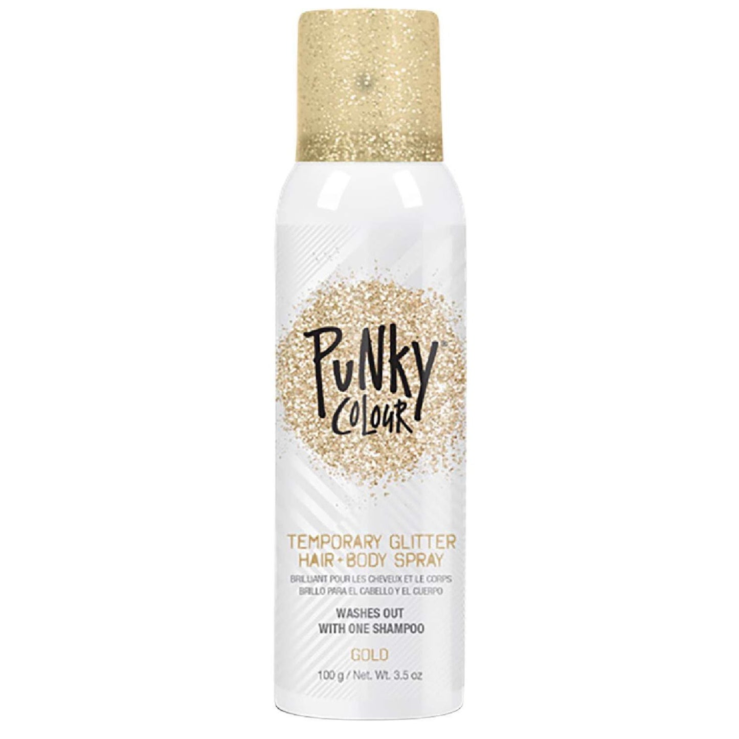 Punky Color Spray resaltador de color temporal dorado 3.5 Oz