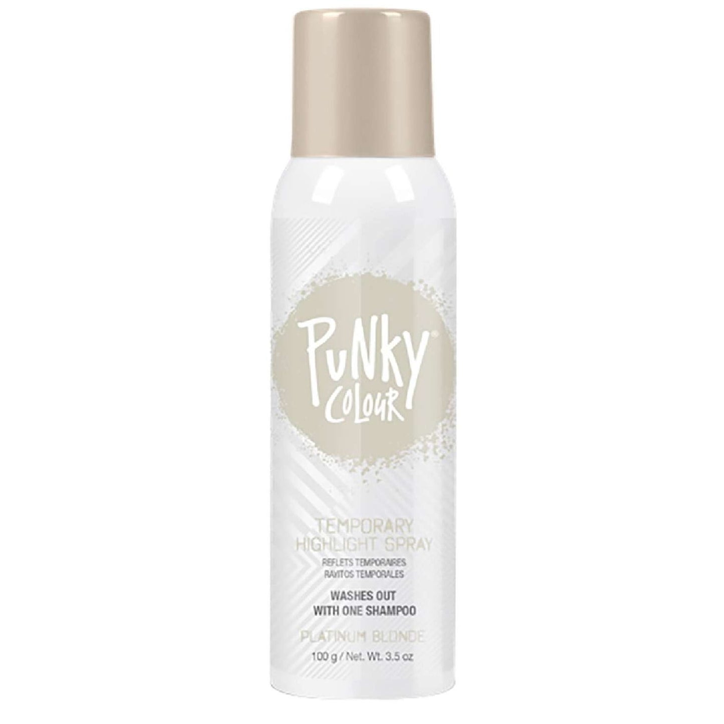 Punky Colour Temporary Color Highlight Spray Platinum Blonde 3.5 Oz