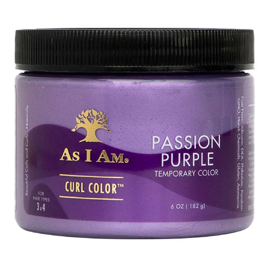 As I Am Curl Color Temporal Púrpura Pasión 6 Oz