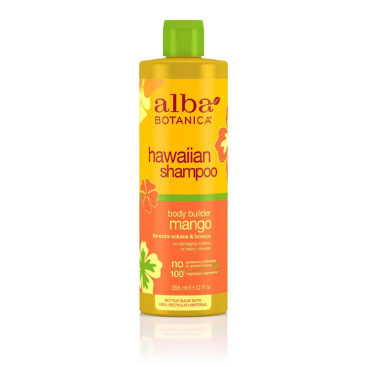 Alba Botanica Hawaiian Shampoo - Body Builder Mango 12 Oz