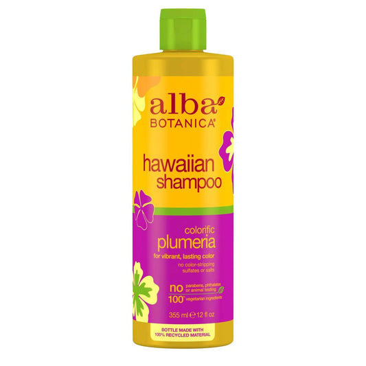 Alba Botanica Champú Hawaiano - Colorific Plumeria 12 Oz