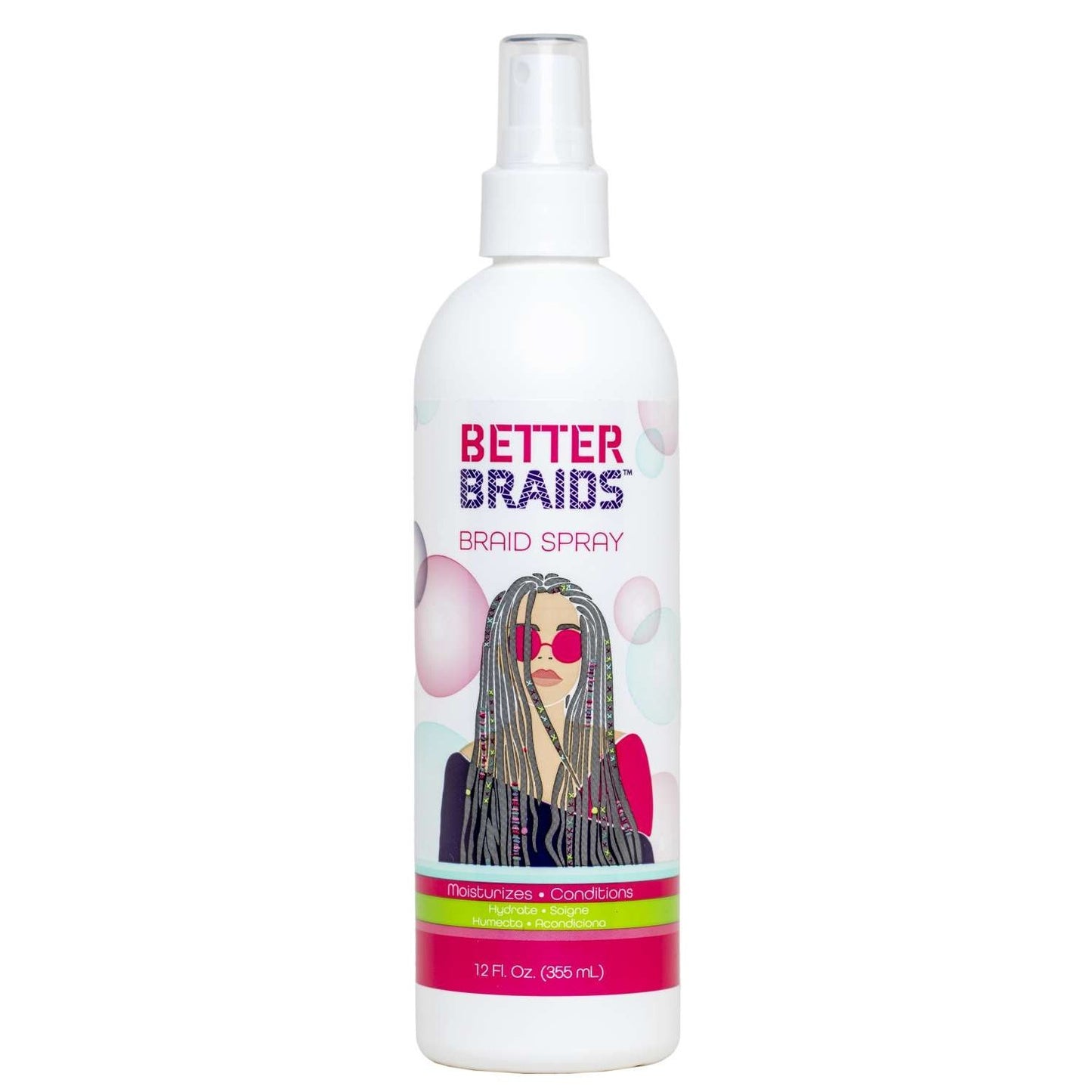 Better Braids Spray para trenzas 12 Oz