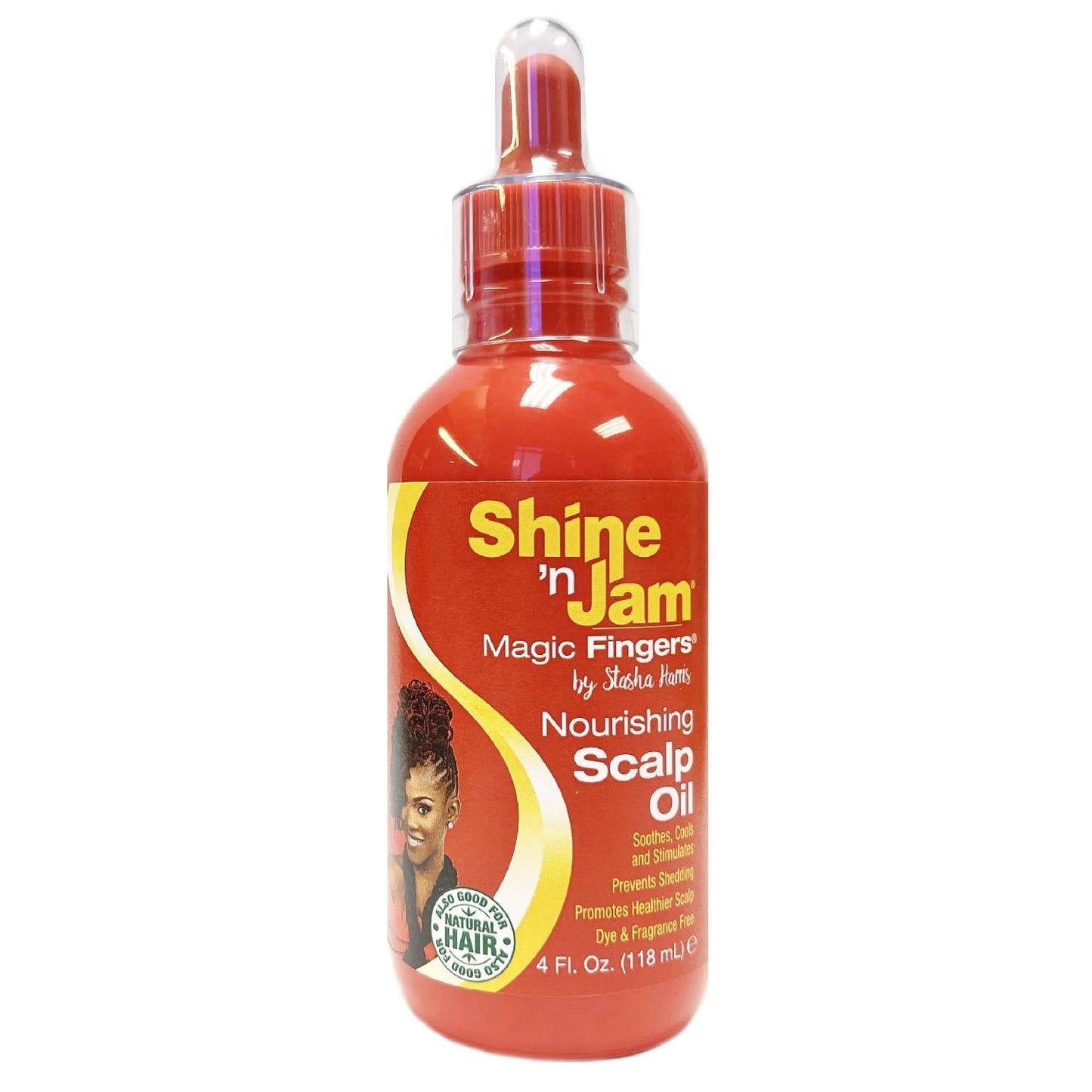 Ampro Shinen Jam Magic Fingers Aceite para el cuero cabelludo 4 Oz