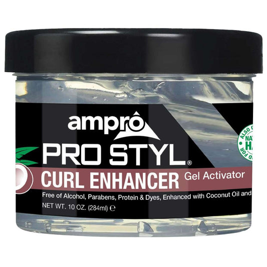 Ampro Curl Enhancer Gel Activator Regular With Coconut 10 Oz