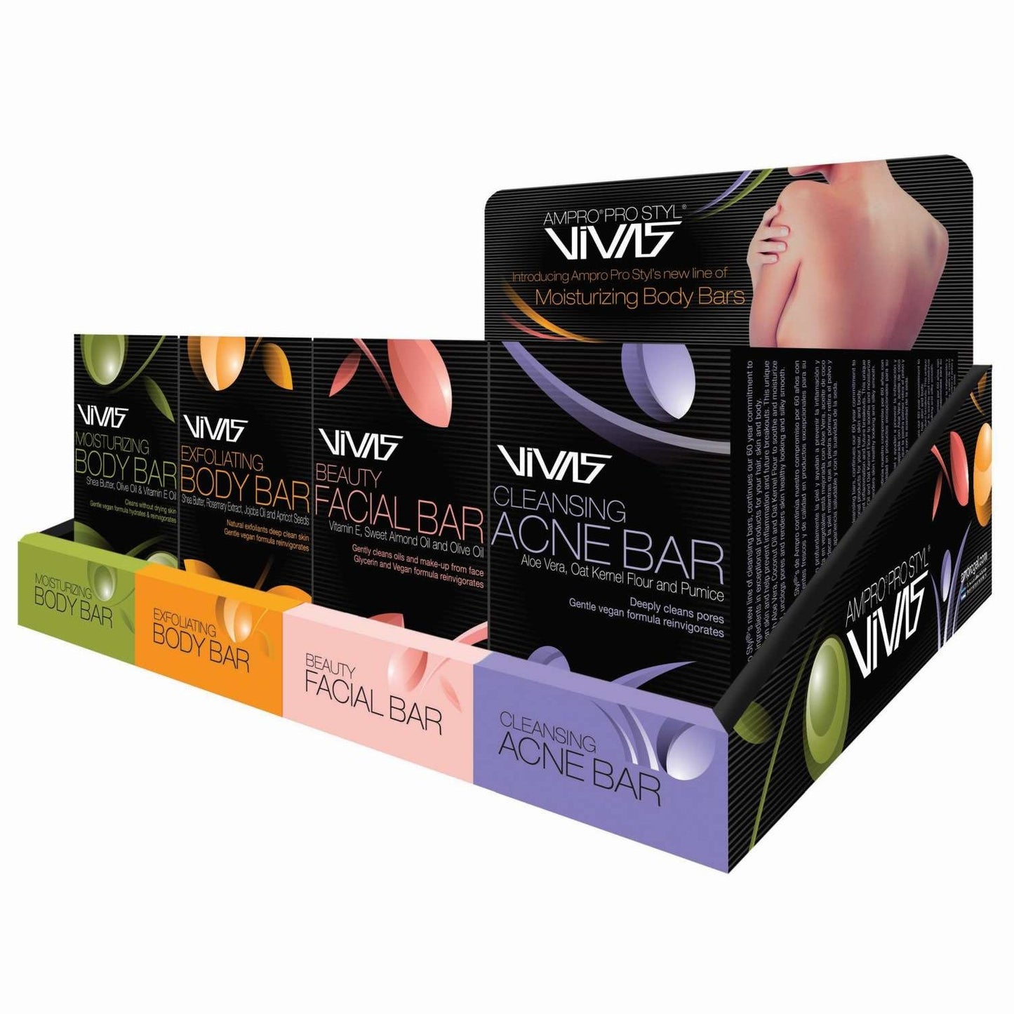 Vivas Soap Display Asst 4.25Oz