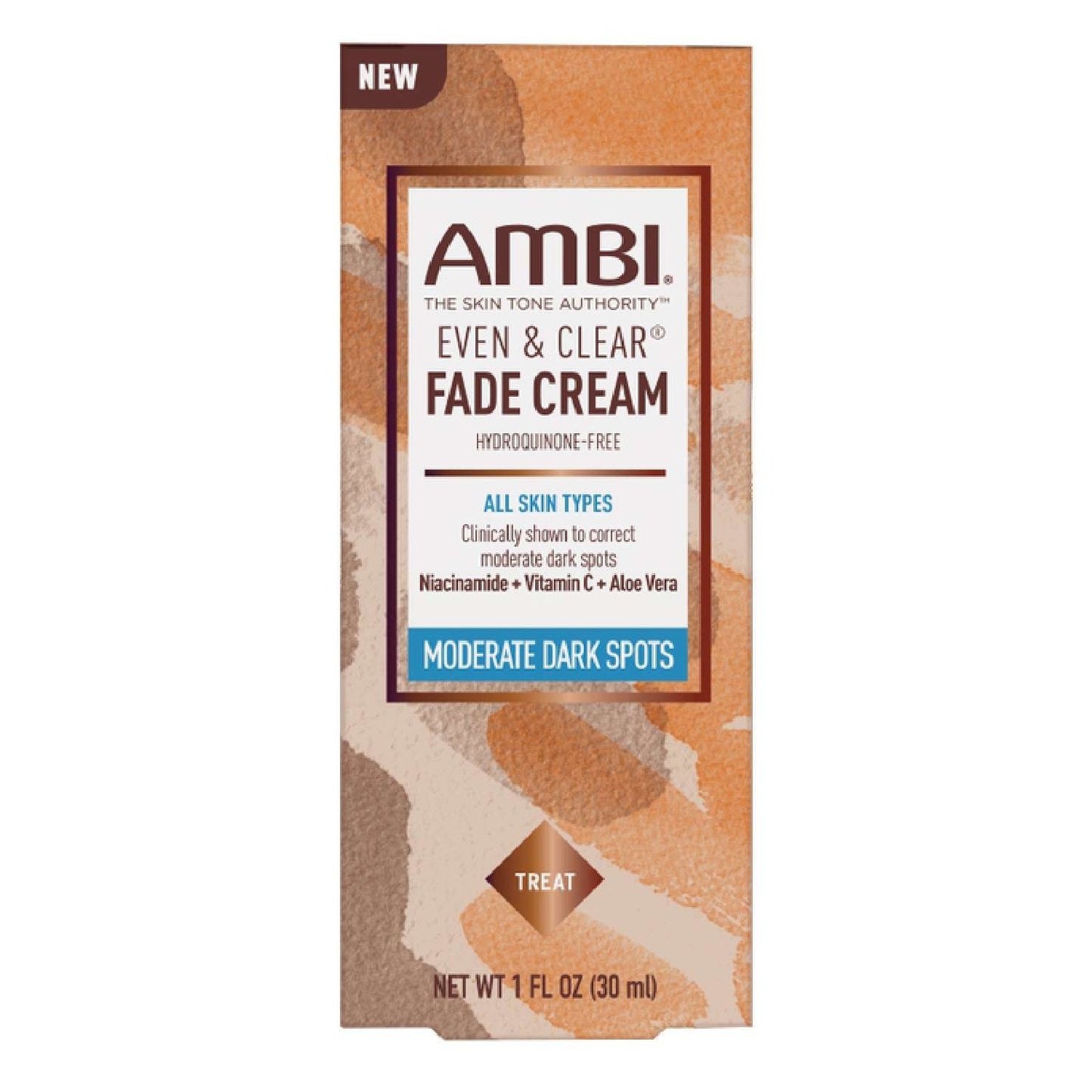 Ambi Even Clear Fade Cream Hydroquinone Free 1 Oz