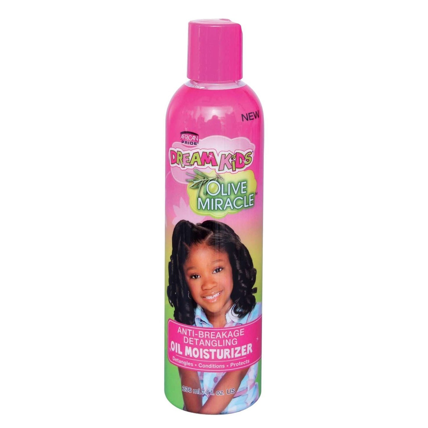 African Pride Dream Kids Crema hidratante con aceite de oliva milagroso, 8 onzas