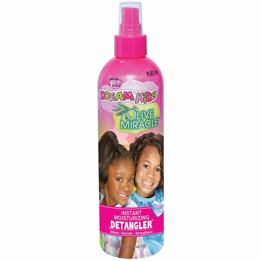 African Pride Dream Kids Olive Miracle Detangler Spray 8 Oz