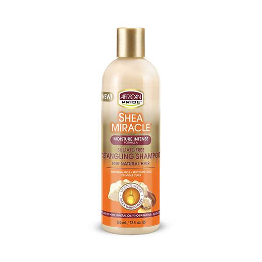 African Pride Shea Butter Miracle Shampoo 12 Oz