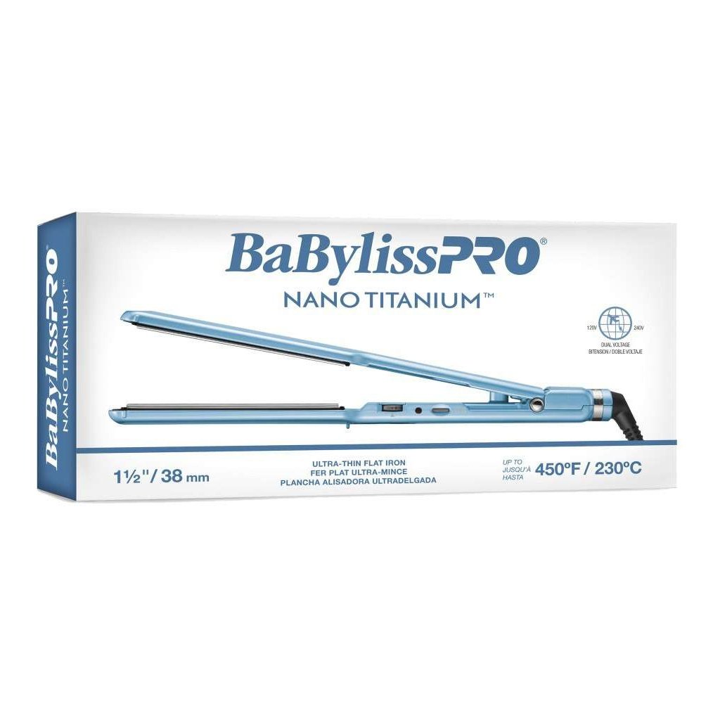 Plancha de pelo ultrafina Babylisspro Nano Titanium 1 12 pulgadas