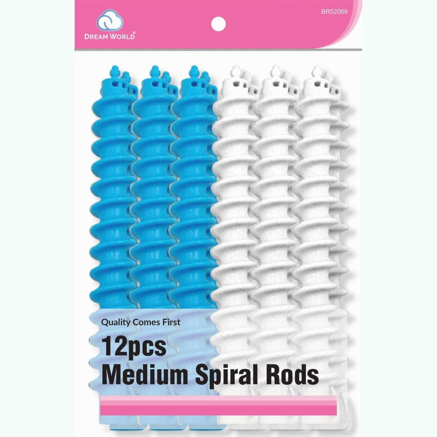 Brittny Spiral Rods-12 Count  Medium