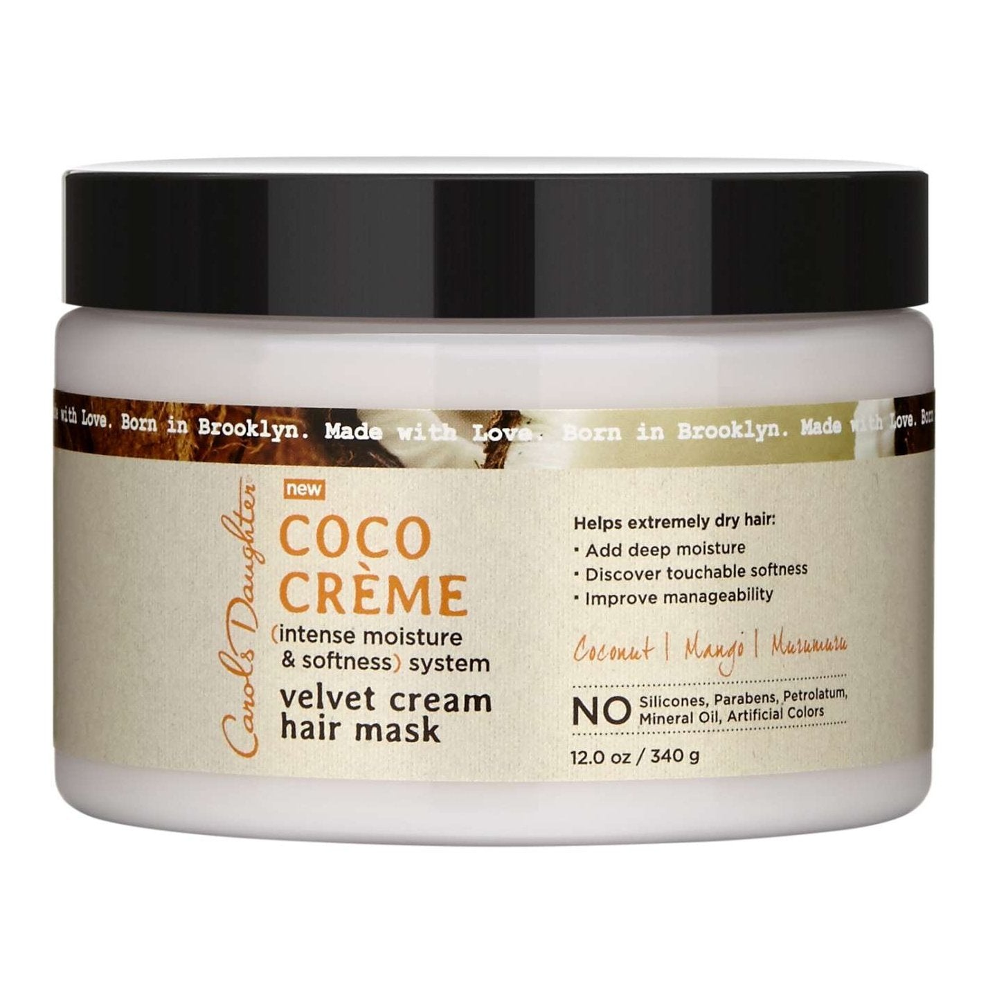 Carols Daughter Coco Creme Velvet Crema Mascarilla para el cabello 12 Oz